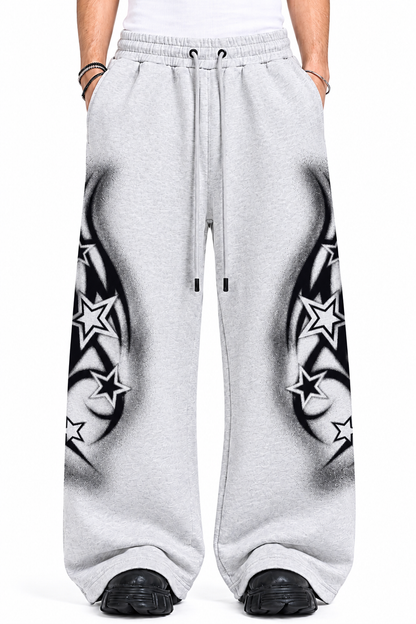 Stardust Heather Grey Baggy Trouser