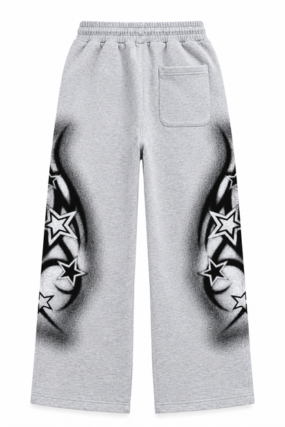 Stardust Heather Grey Baggy Trouser
