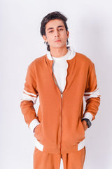 Brown Zipper Jacket