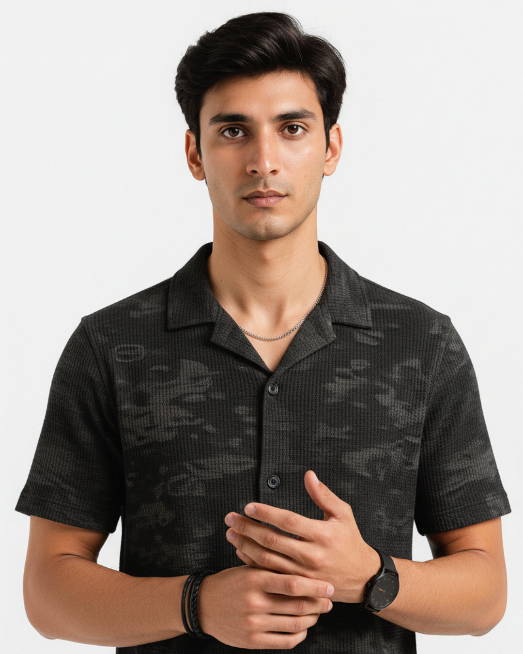 Buy 2 Get 1 Free (Black Camouflage, Charcoal Johnny Collar & Blue Camouflage)