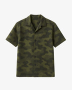 Green Army Cuban Shirt + Trouser Combo Set