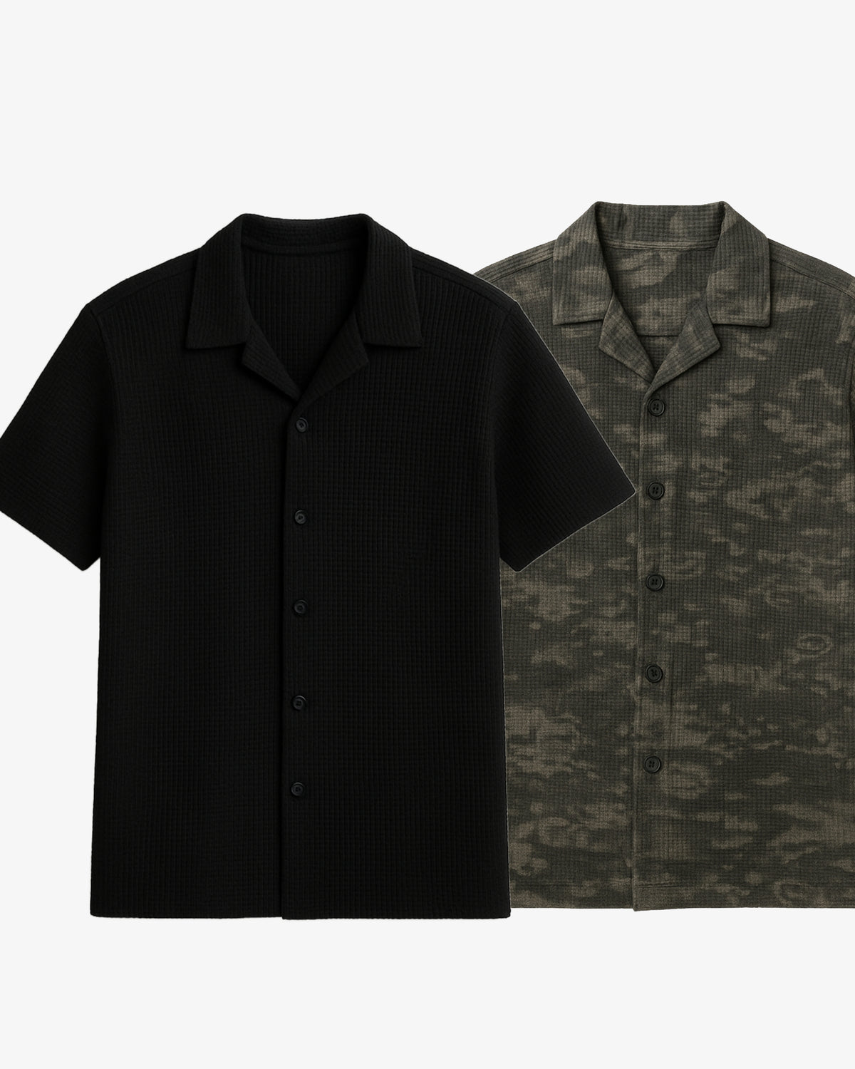 Pair of 2 Shirt Black & Black