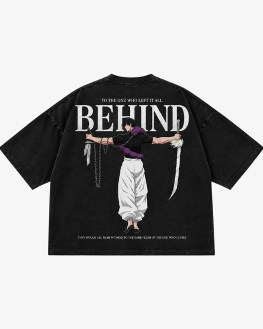 Behind Oversized Boxy-Fit T-shirt