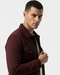 Maroon Suede Jacket
