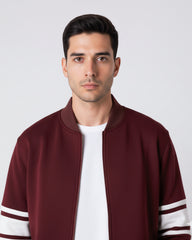 Maroon Zipper jacket