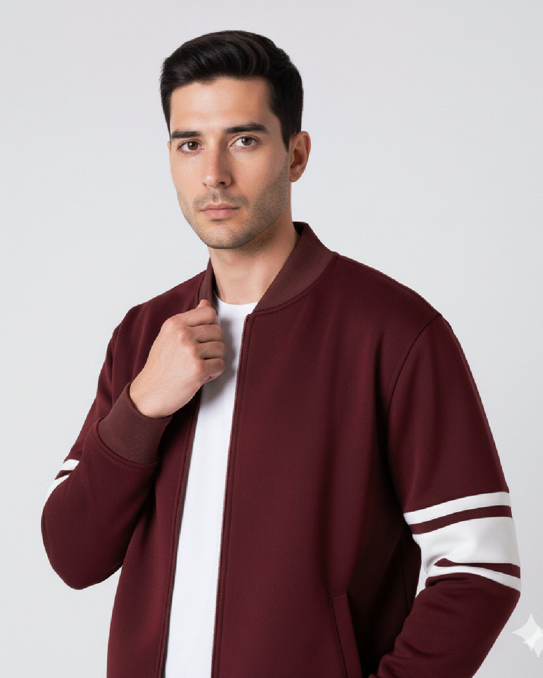 Maroon Zipper jacket