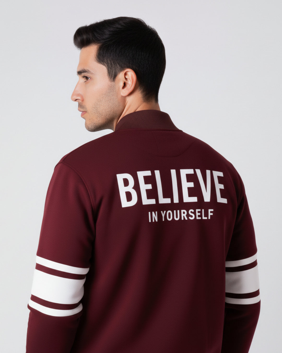 Maroon Zipper jacket