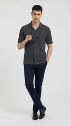 Charcol Cuban Shirt