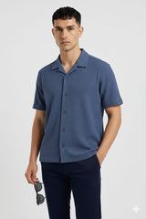 Pale Blue Cuban Shirt