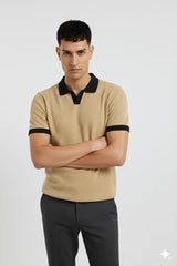 Beige Johny Collar