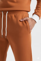 Camel Brown Zipper Jacket + Trouser Set