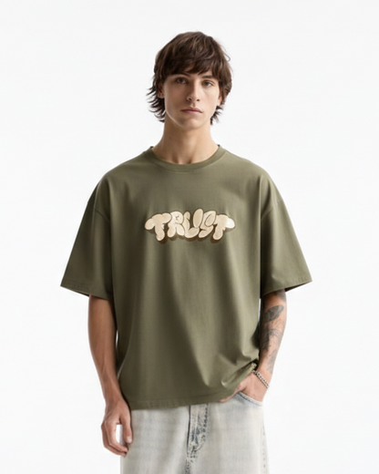 TRUST Oversized Boxy-Fit T-shirt