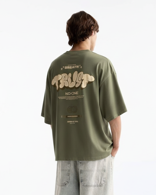 TRUST Oversized Boxy-Fit T-shirt