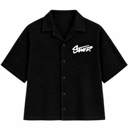 Black STWD Cuban Shirt