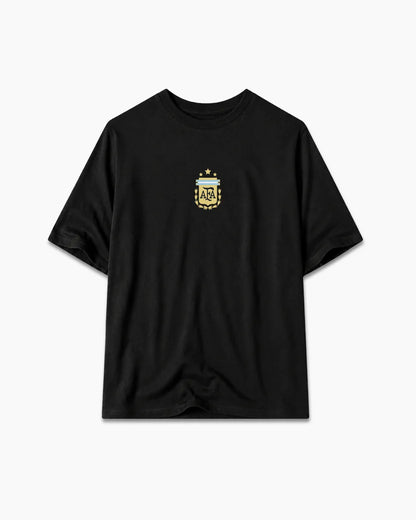 Messi Jersey Oversized Boxy-Fit T-shirt (Black)