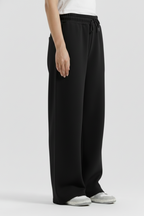 Black Straight Baggy Trouser