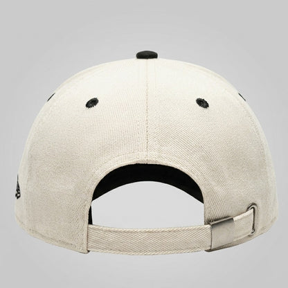 NY Black/Off-White Suede Cap