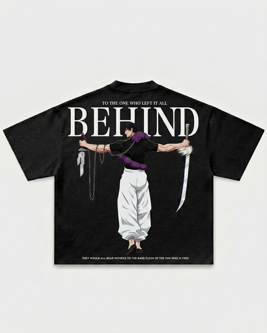 Behind Oversized Boxy-Fit T-shirt
