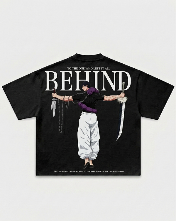 Behind Oversized Boxy-Fit T-shirt