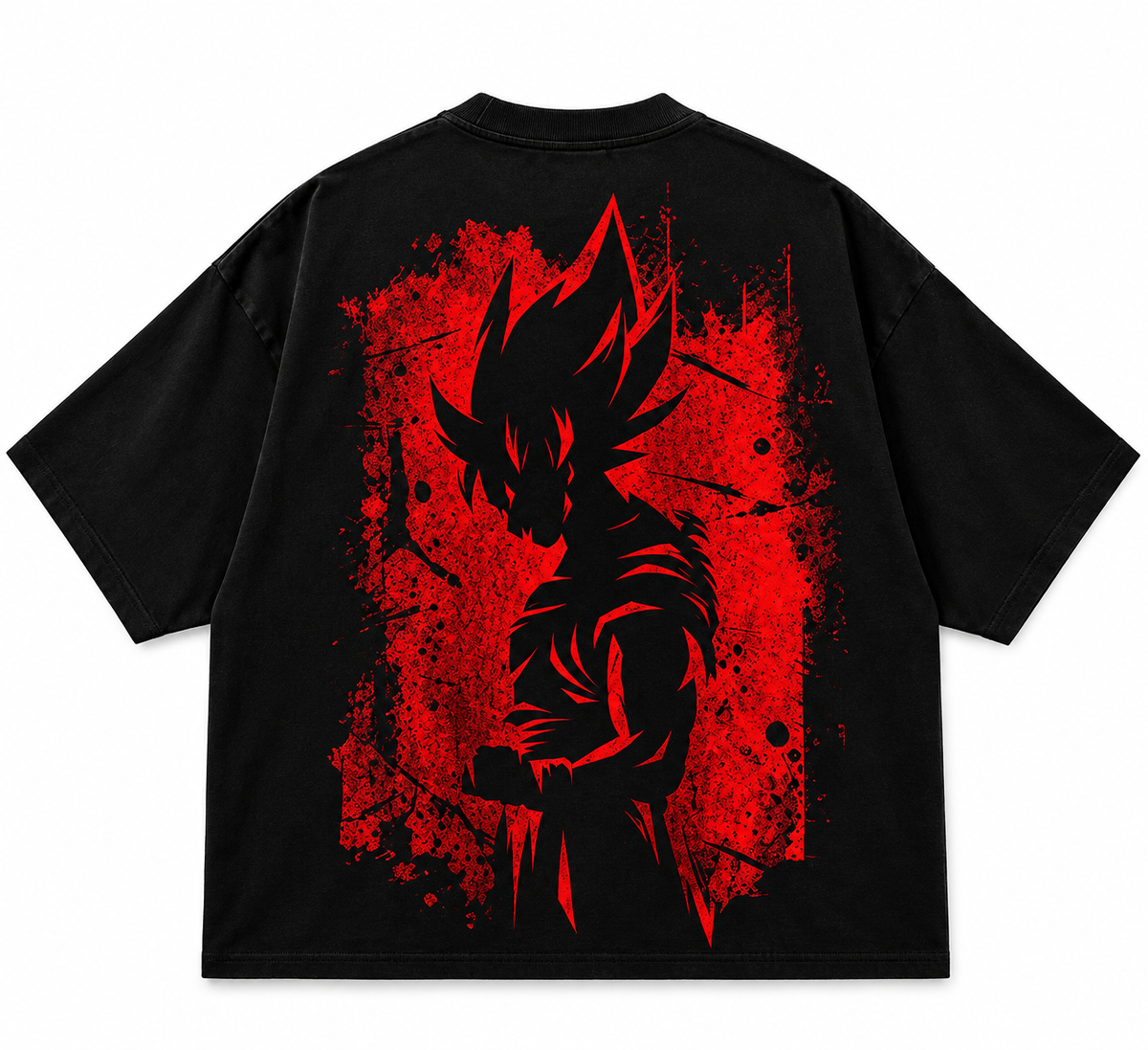 Red Dragon Oversized Boxy-Fit T-shirt