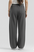 Charcol Grey Straight Baggy Trouser