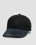 NY Blue/Black Suede Cap