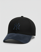 NY Blue/Black Suede Cap