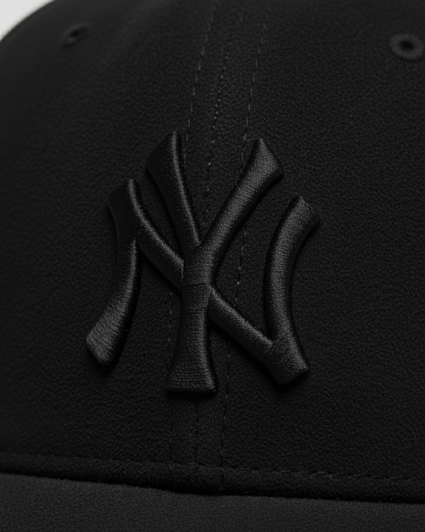 NY Black Suede Cap