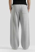 Heather Grey Straight Baggy Trouser