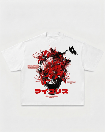 Skull Oversized Boxy-Fit T-shirt