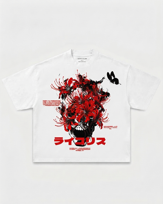 Skull Oversized Boxy-Fit T-shirt