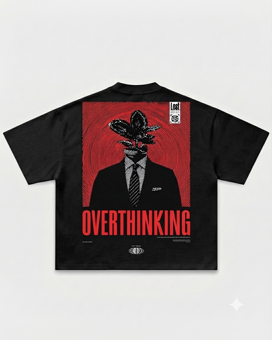 Overthinking Oversized Boxy-Fit T-shirt