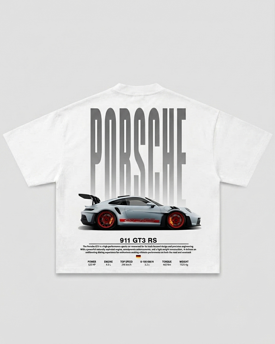Porsche Oversized Boxy-Fit T-shirt