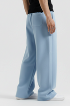 Ice Blue Straight Baggy Trouser