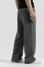 Charcol Grey Straight Baggy Trouser