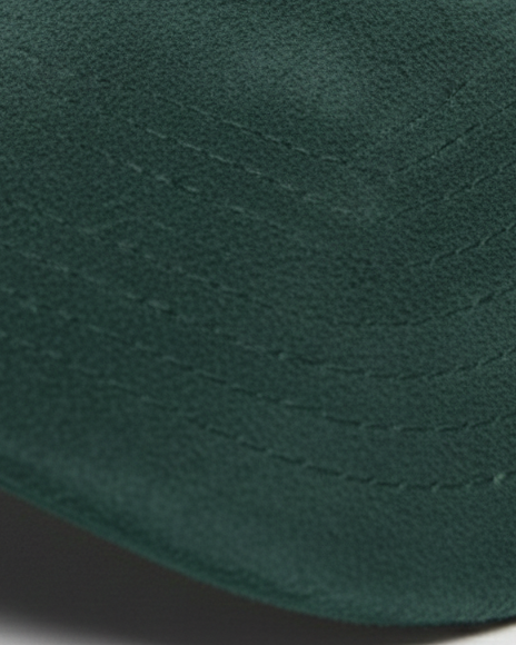 NY Green/Black Suede Cap