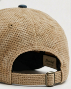 Vintage Brown Camouflage/Black Suede Cap
