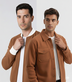 Pair of 2 Hoodie & Jacket (Camel Brown & Camel Brown)