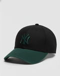NY Green/Black Suede Cap
