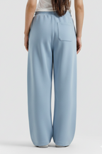 Ice Blue Straight Baggy Trouser