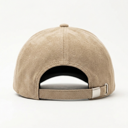 Don't Quit Beige Suede Cap
