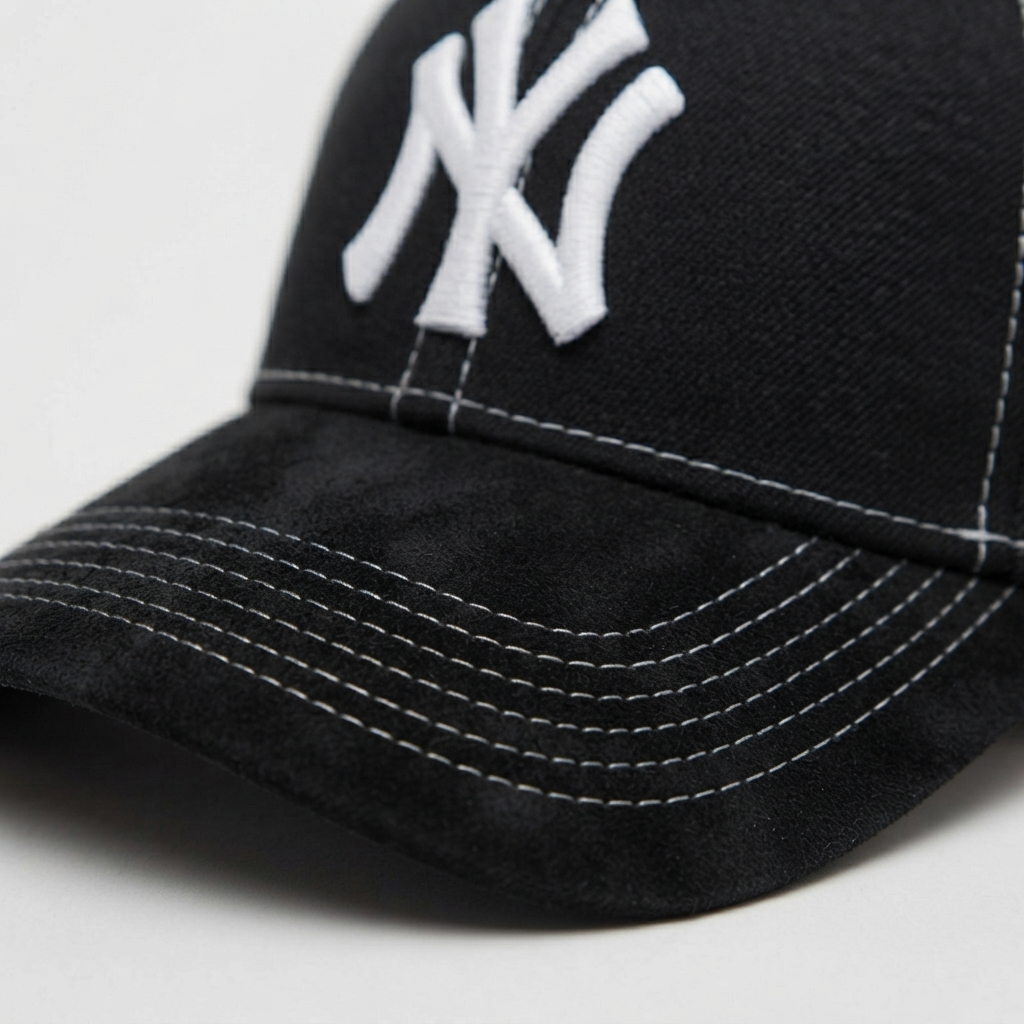 NY Black Suede Cap (LIMITED EDITION)