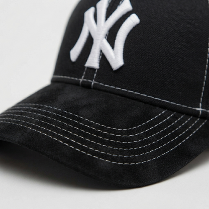 NY Black Suede Cap (LIMITED EDITION)